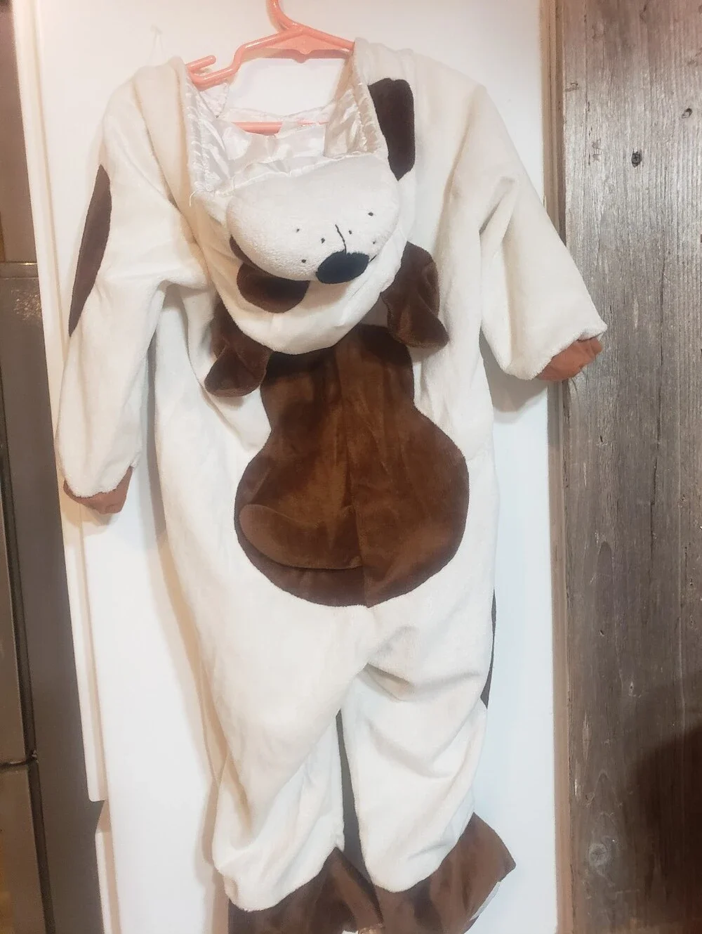 Halloween Costume Zip Up One Piece With Hood Puppy 12-24 Months
